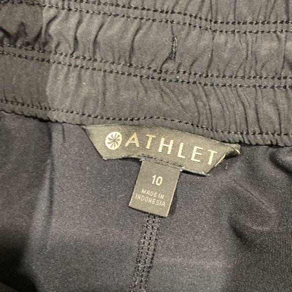 Athleta Black Tie Front Mini Skort Casual size 10 - Picture 3 of 8